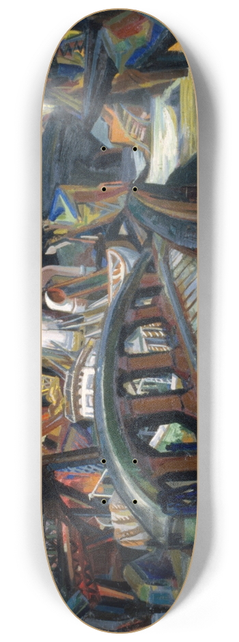 Josef Presser - The Harbor 8.25 inch art skate deck