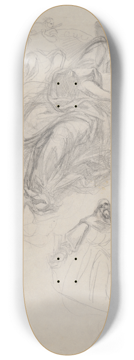 Jn Novk - Figurlna kompozcia (figra frantikna) 8.25 inch art skate deck