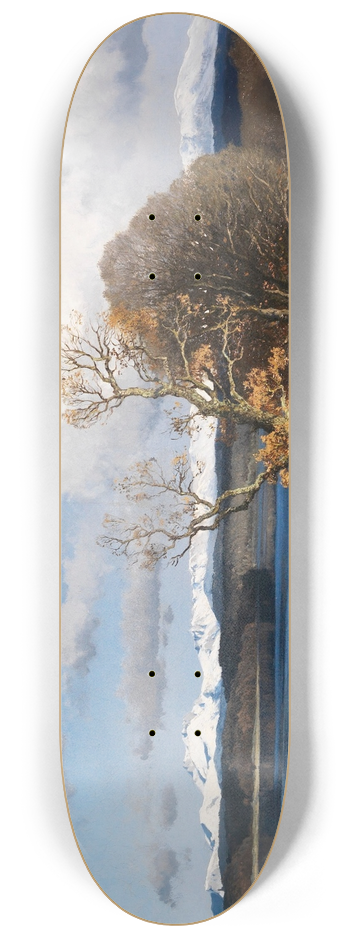 Josef Wenglein - Blick auf den Simssee im Frhling 8.25 inch art skate deck