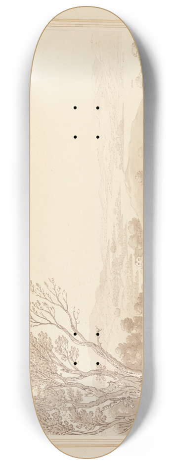 Joseph Farington - View over Windermere from above Barig 8.25 inch art skate deck