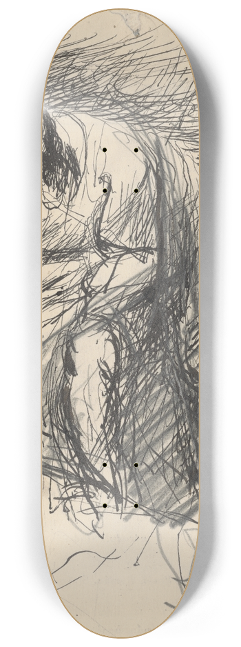 Jn Novk - Stooped Old Man 8.25 inch art skate deck