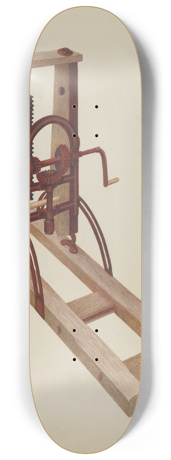 Joseph L. Boyd - Wheelwrights Drill 8.25 inch art skate deck