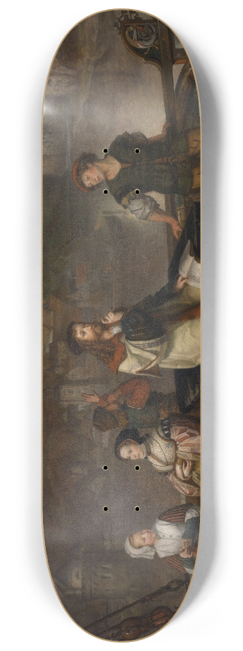 Joseph Lies - Albrecht Drer Sailing down the Rhin 8.25 inch art skate deck
