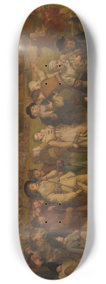 Joseph Lies - The Enemy Approaches 8.25 inch art skate deck