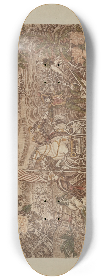 Joseph Lubrano - Historical Printed Textile 8.25 inch art skate deck