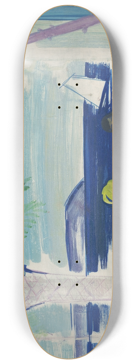 Jnos Vaszary - French Riviera 8.25 inch art skate deck