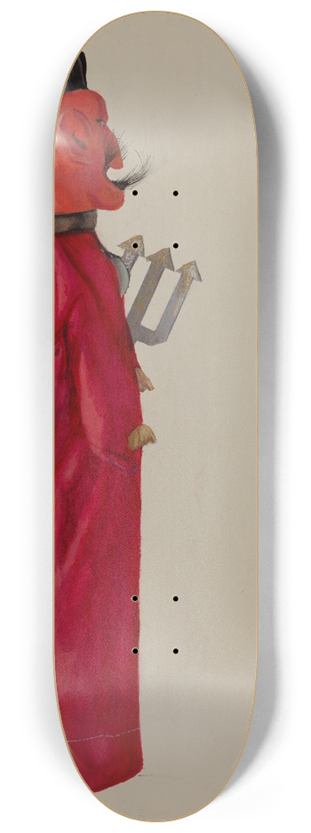 Joseph Shapiro - Hand Puppet  Devil 8.25 inch art skate deck