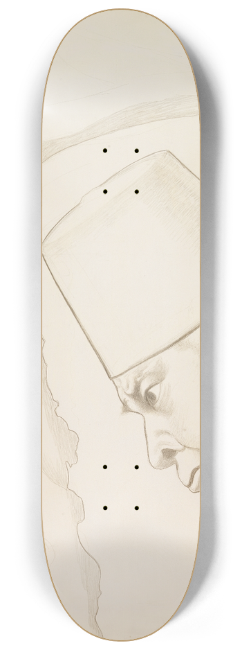 Joseph Stella - Self-Portrait 8.25 inch art skate deck