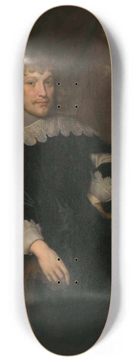 Joachim Von Sandrart - Hendrick Bicker (1615-1651) 8.25 inch art skate deck