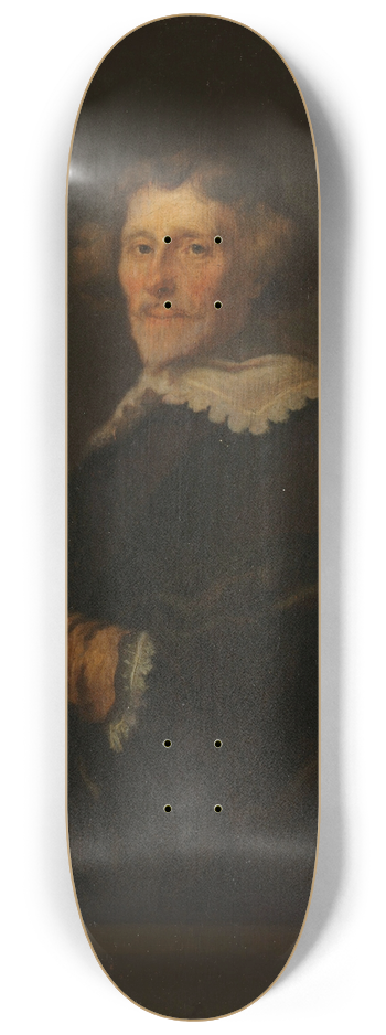 Joachim Von Sandrart - Portrait of Pieter Corneliszoon Hooft, Bailiff of Muiden, Historian and Poet 8.25 inch art skate deck