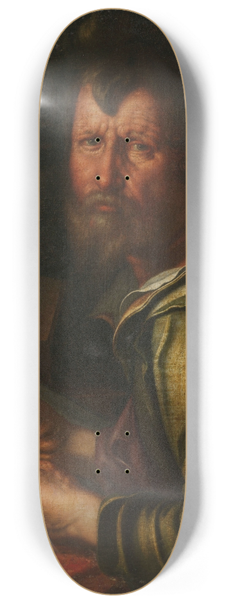 Joachim Wtewael - The Evangelist Saint Luke 8.25 inch art skate deck