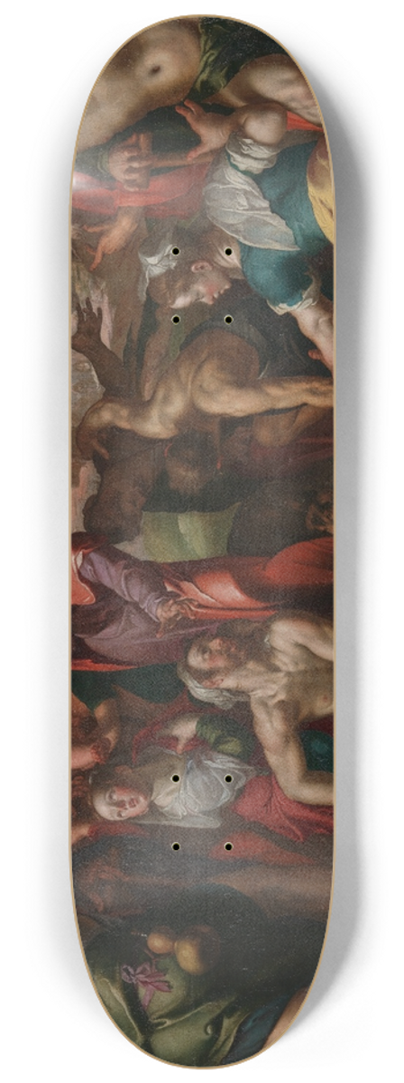 Joachim Wtewael - The Raising Of Lazarus 8.25 inch art skate deck