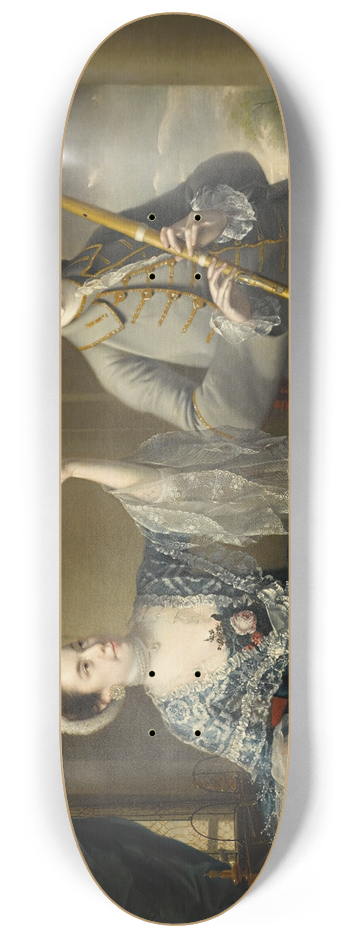 Joseph Wright of Derby - Mr. and Mrs. William Chase 8.25 inch art skate deck