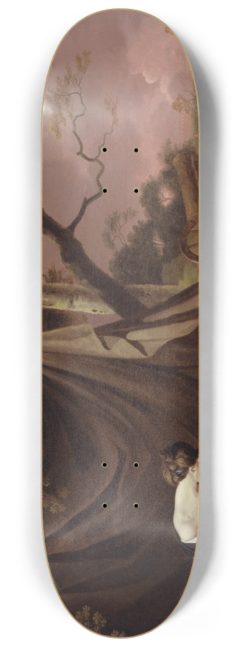 Joseph Wright of Derby - The Dead Soldier 8.25 inch art skate deck