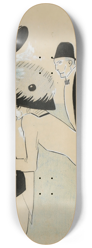 Juan Gris - Les Nains 8.25 inch art skate deck