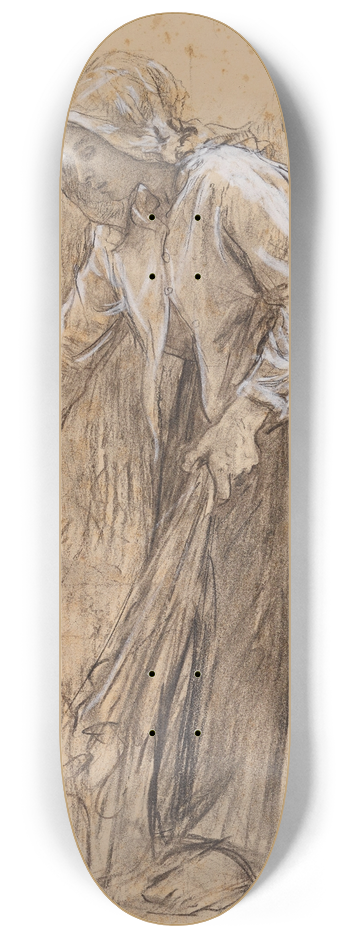 Jules Breton - Ramasseuse dillettes 8.25 inch art skate deck
