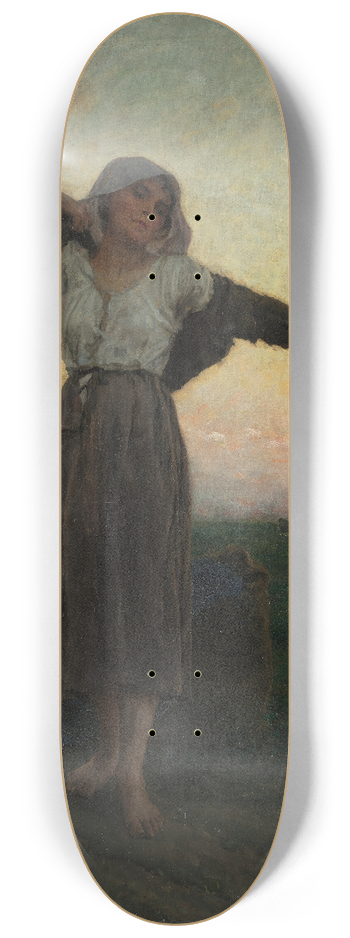 Jules Breton - The Tired Gleaner 8.25 inch art skate deck