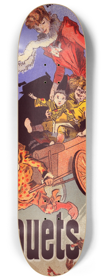 Jules Chret - Buttes Chaumont 8.25 inch art skate deck