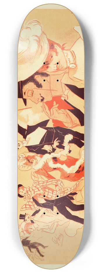 Jules Chret - La Gomme 8.25 inch art skate deck