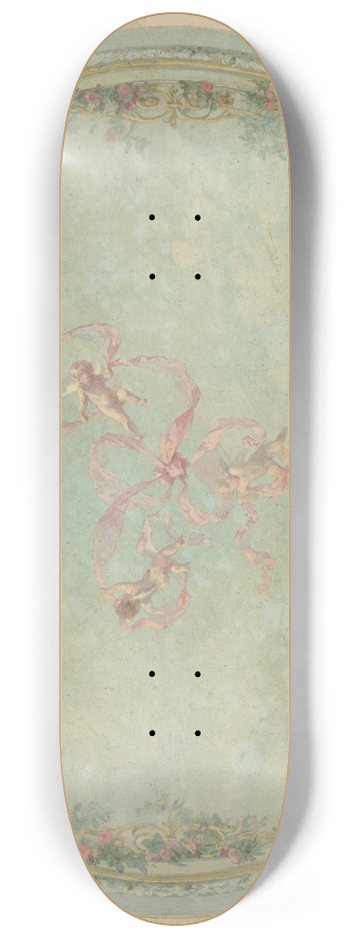 Jules-Edmond-Charles Lachaise - Ceiling Design for the Pless Chateau, Silesia 8.25 inch art skate deck