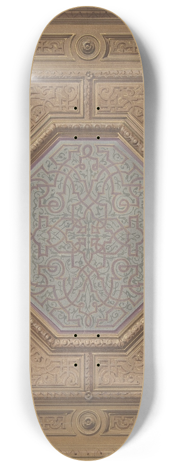 Jules-Edmond-Charles Lachaise - Design for Dining Room Ceiling, Neudeck 8.25 inch art skate deck
