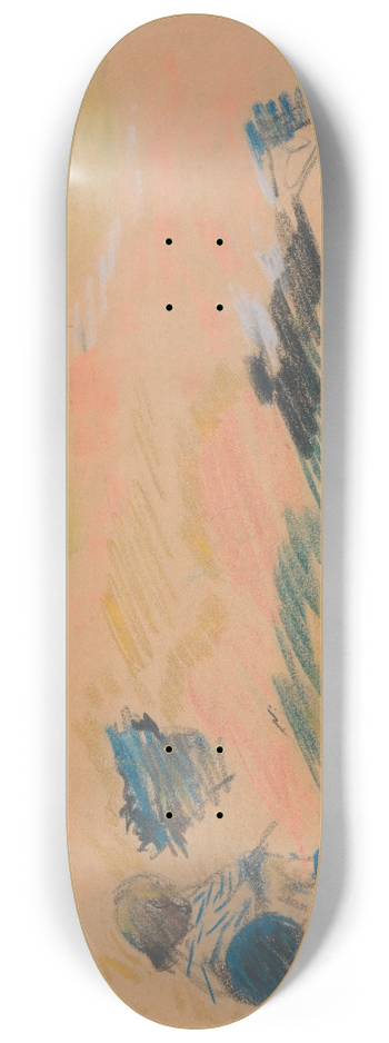 Jules Schmalzigaug - Child with Ball 8.25 inch art skate deck