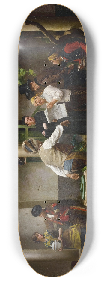 Jules Worms - Breaking The News 8.25 inch art skate deck