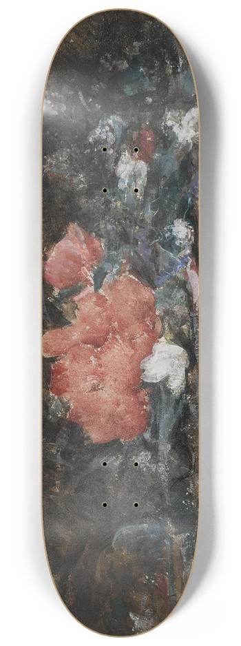 Julian Alden Weir - Flowers 8.25 inch art skate deck