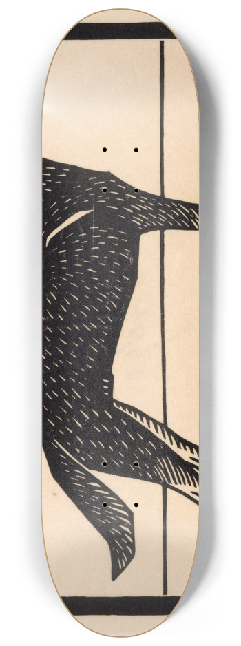 Julie de Graag - Hond 8.25 inch art skate deck