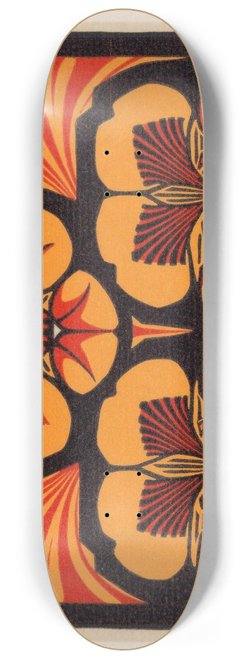 Julie de Graag - Oost-Indische kers 8.25 inch art skate deck