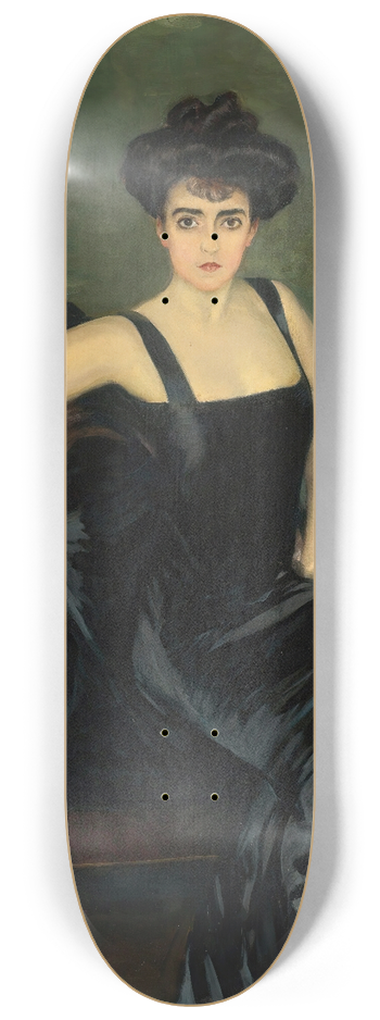 Joaqun Sorolla - Portrait Of Mrs. Esperanza Conill De Zanetti 8.25 inch art skate deck
