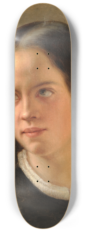 Julie Wilhelmine Hagen-Schwarz - Autoportrait 8.25 inch art skate deck