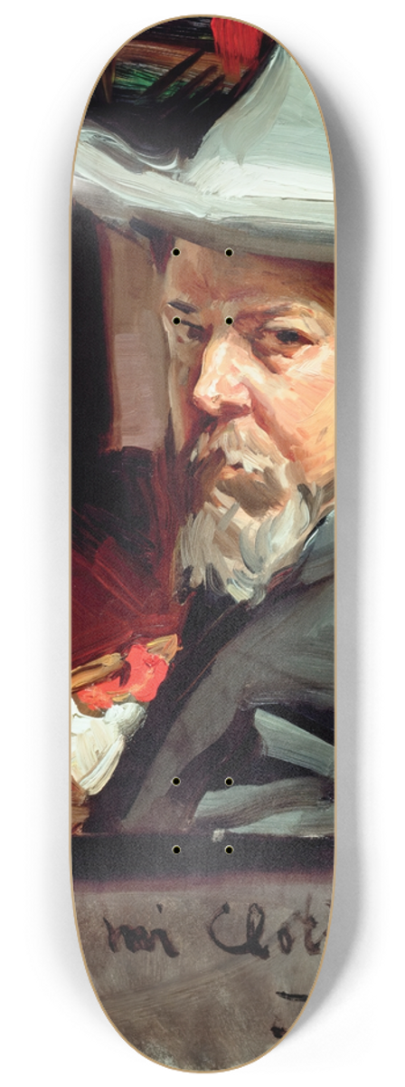 Joaqun Sorolla - Self Portrait 8.25 inch art skate deck