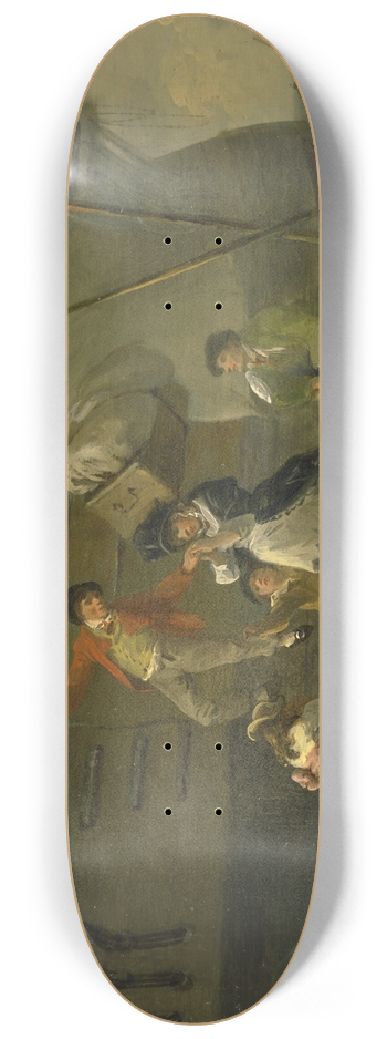 Julius Caesar Ibbetson - A Married Sailors Adieu 8.25 inch art skate deck