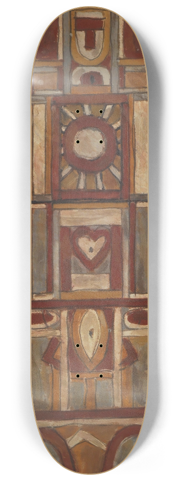 Joaqun Torres-Garca - El hombre 8.25 inch art skate deck