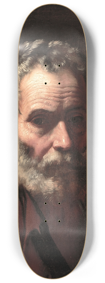 Jusepe de Ribera - An Old Man 8.25 inch art skate deck