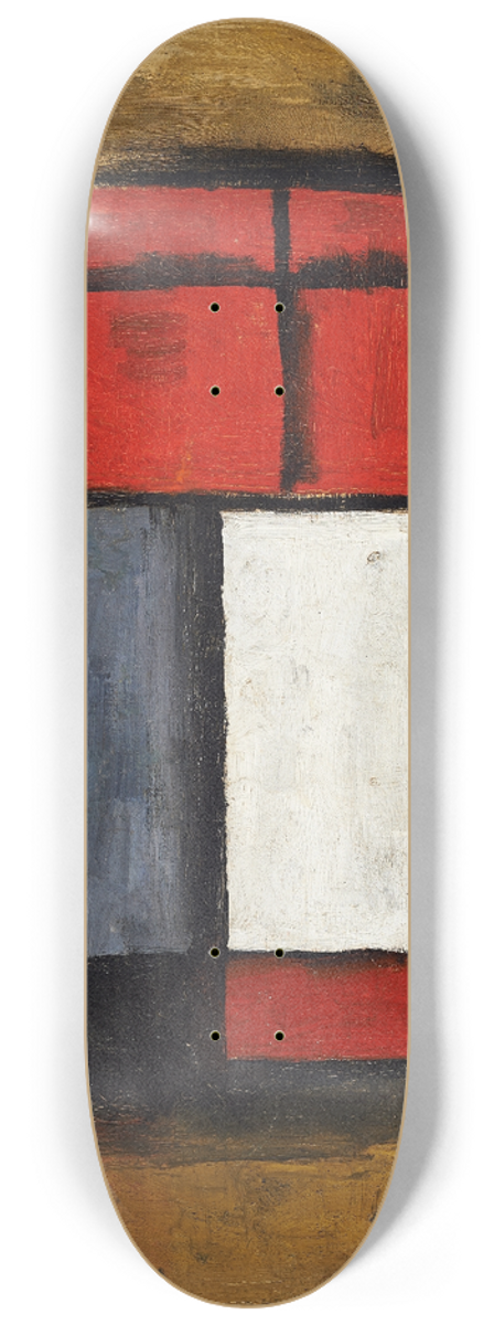 Joaqun Torres-Garca - Formas abstractas 8.25 inch art skate deck