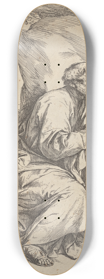 Jusepe de Ribera - Penitence of Saint Peter 8.25 inch art skate deck