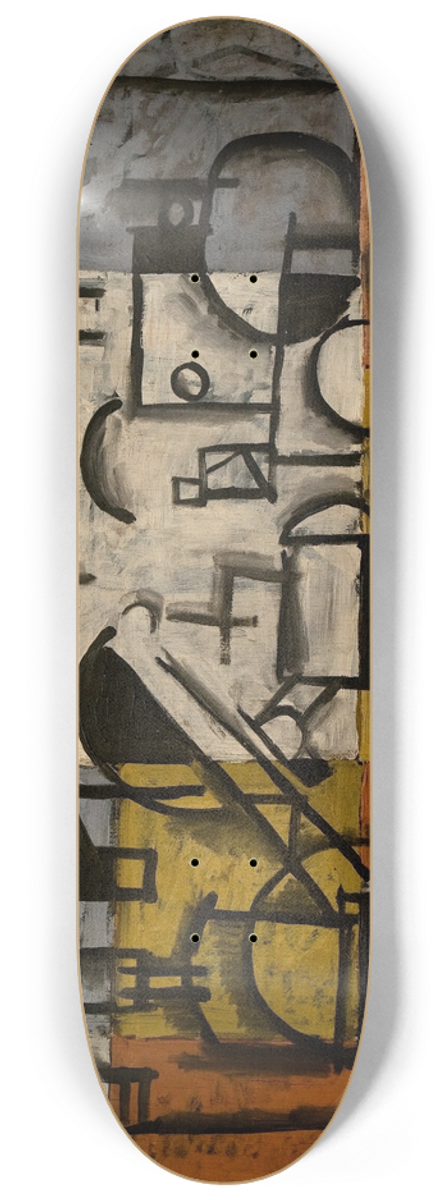 Joaqun Torres-Garca - Pintura constructiva 8.25 inch art skate deck