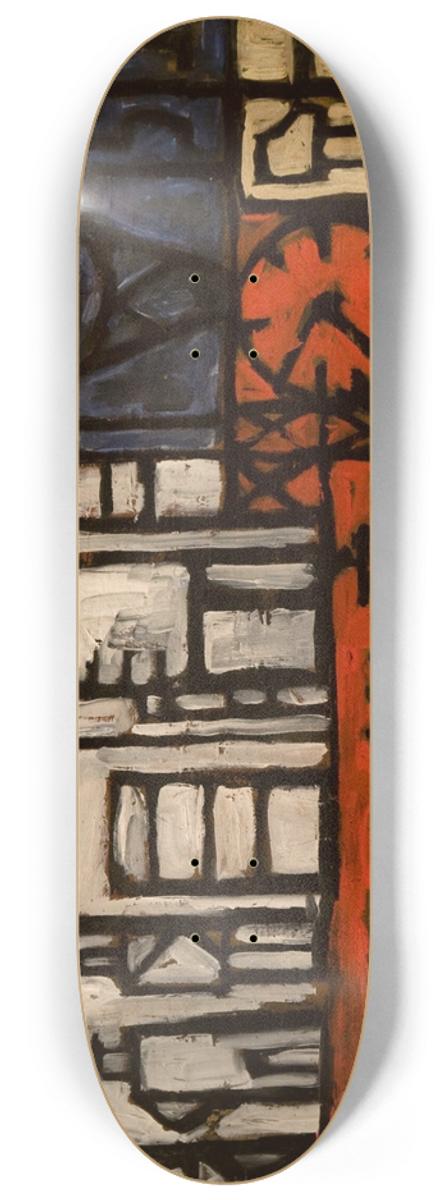 Joaqun Torres-Garca - Pintura constructiva 8.25 inch art skate deck