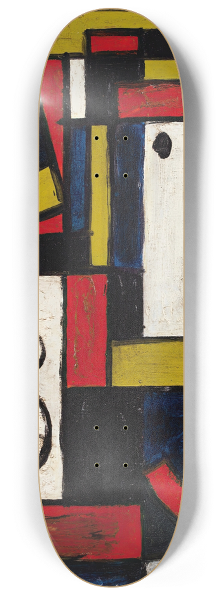 Joaqun Torres-Garca - Transatlntico Constructivo 8.25 inch art skate deck