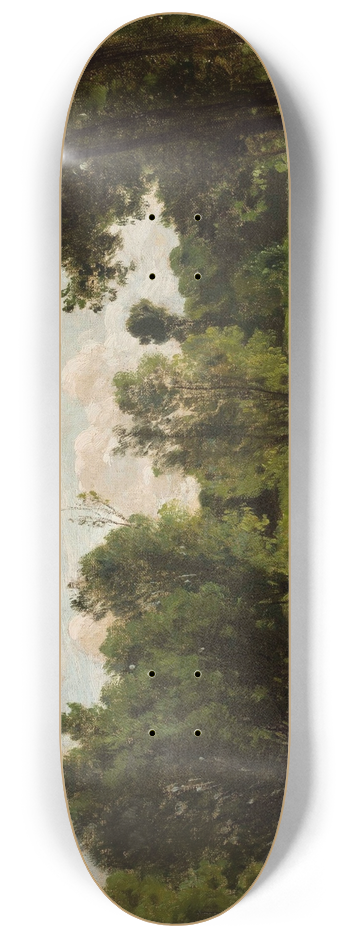 Jzef Szermentowski - Lake in the forest 8.25 inch art skate deck
