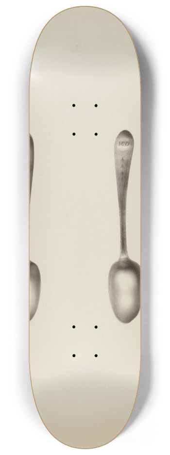 Kalamian Walton - Silver Teaspoon 8.25 inch art skate deck