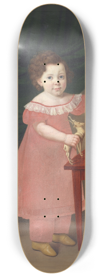 Johan Anton Bech - Barneportrt 8.25 inch art skate deck