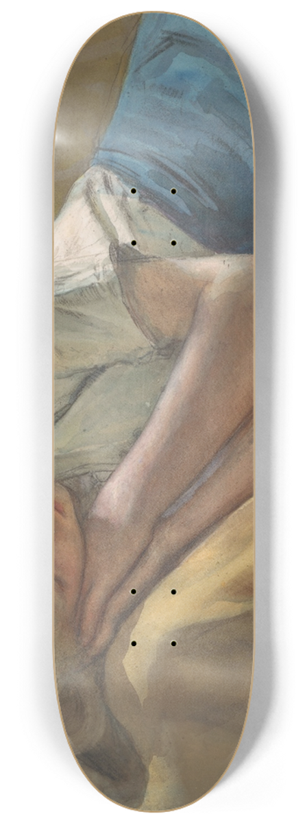 Johan Antonie de Jonge - Rustend meisje 8.25 inch art skate deck