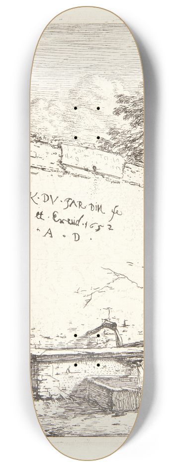Karel Dujardin - Fontne Titelblad 8.25 inch art skate deck