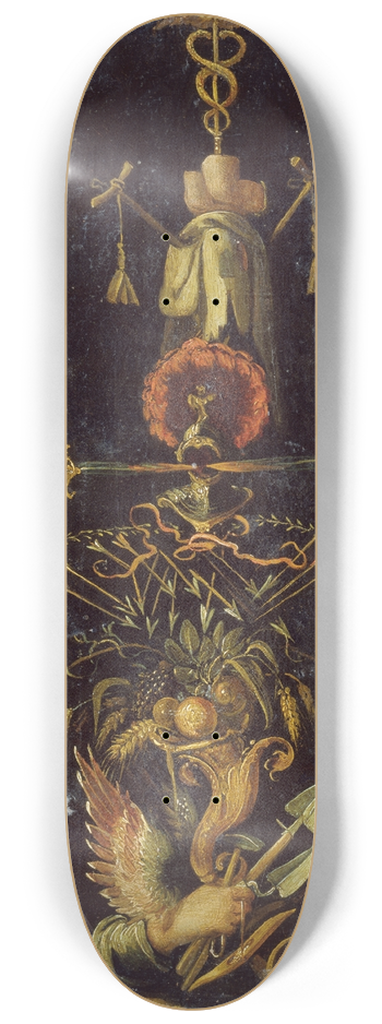Karel Van Mander - Emblematic Representation 8.25 inch art skate deck