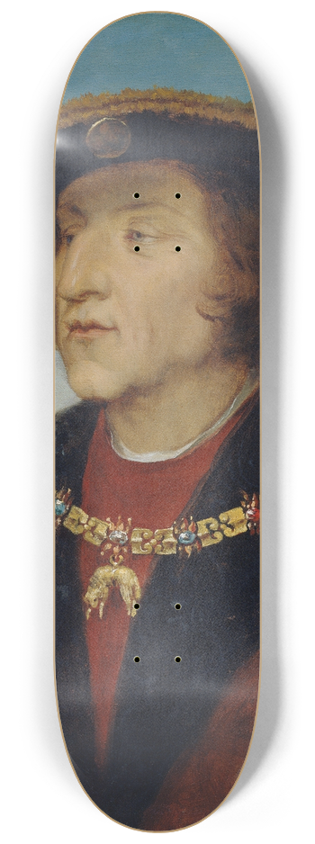 Karl von Blaas - Kaiser Maximilian I. 8.25 inch art skate deck