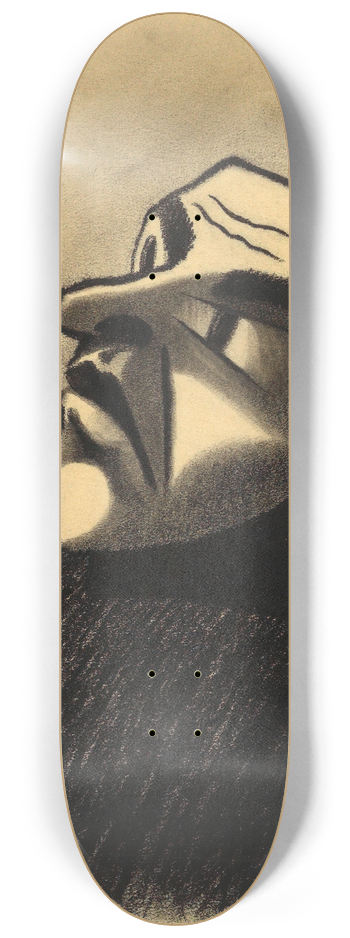 Karl Wiener - Der Friedensrichter 8.25 inch art skate deck
