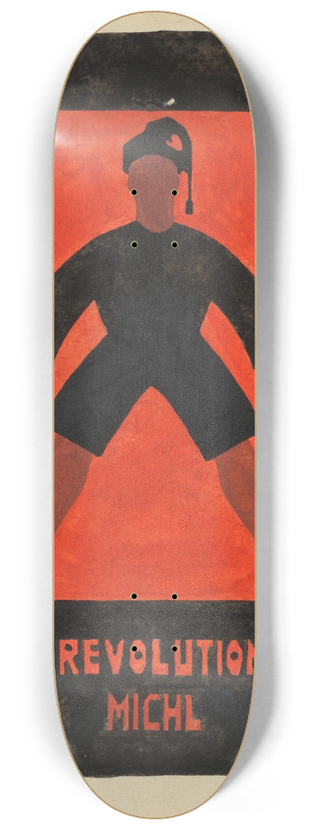 Karl Wiener - Der revolutionre Michl 8.25 inch art skate deck